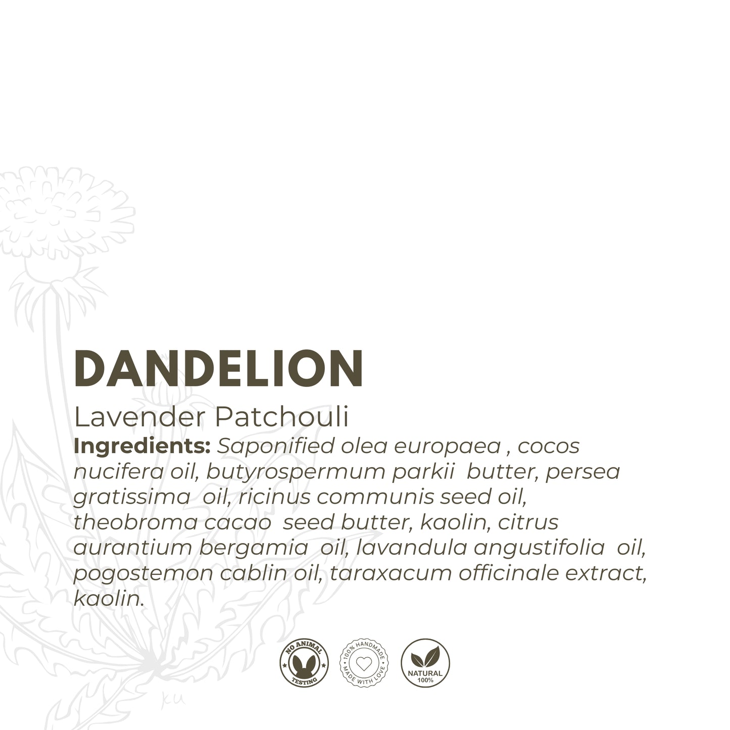 Dandelion Soap