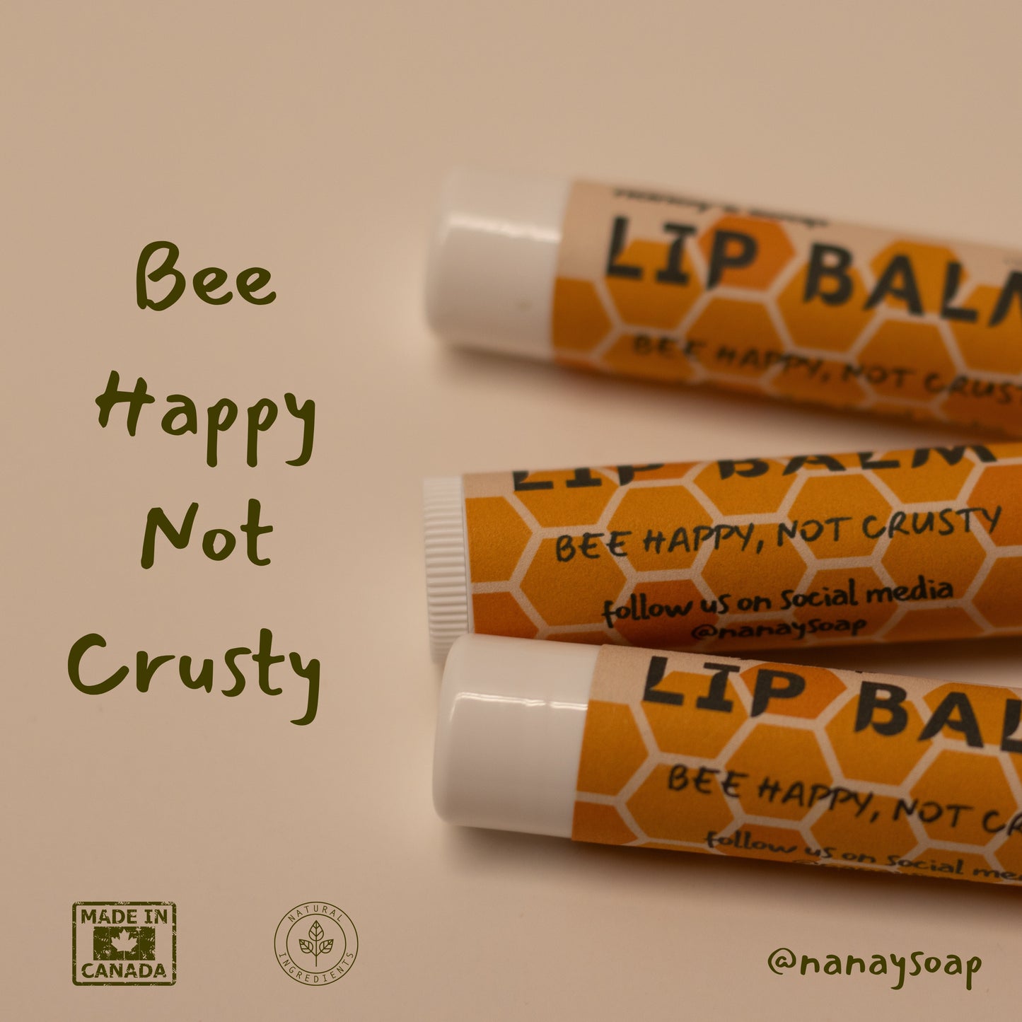 Beeswax Lip Balm with Peppermint