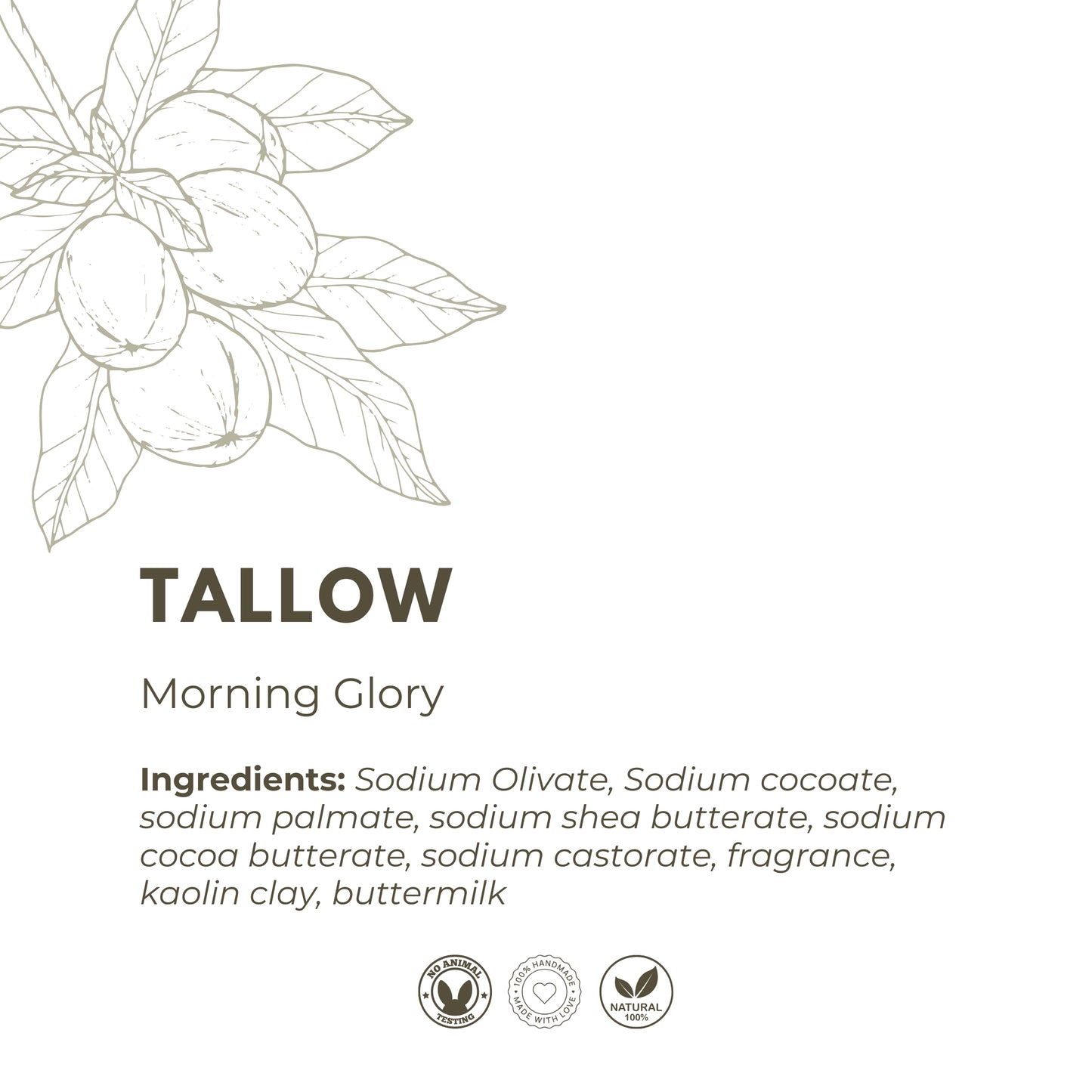 Alberta Grass Fed Tallow Soap