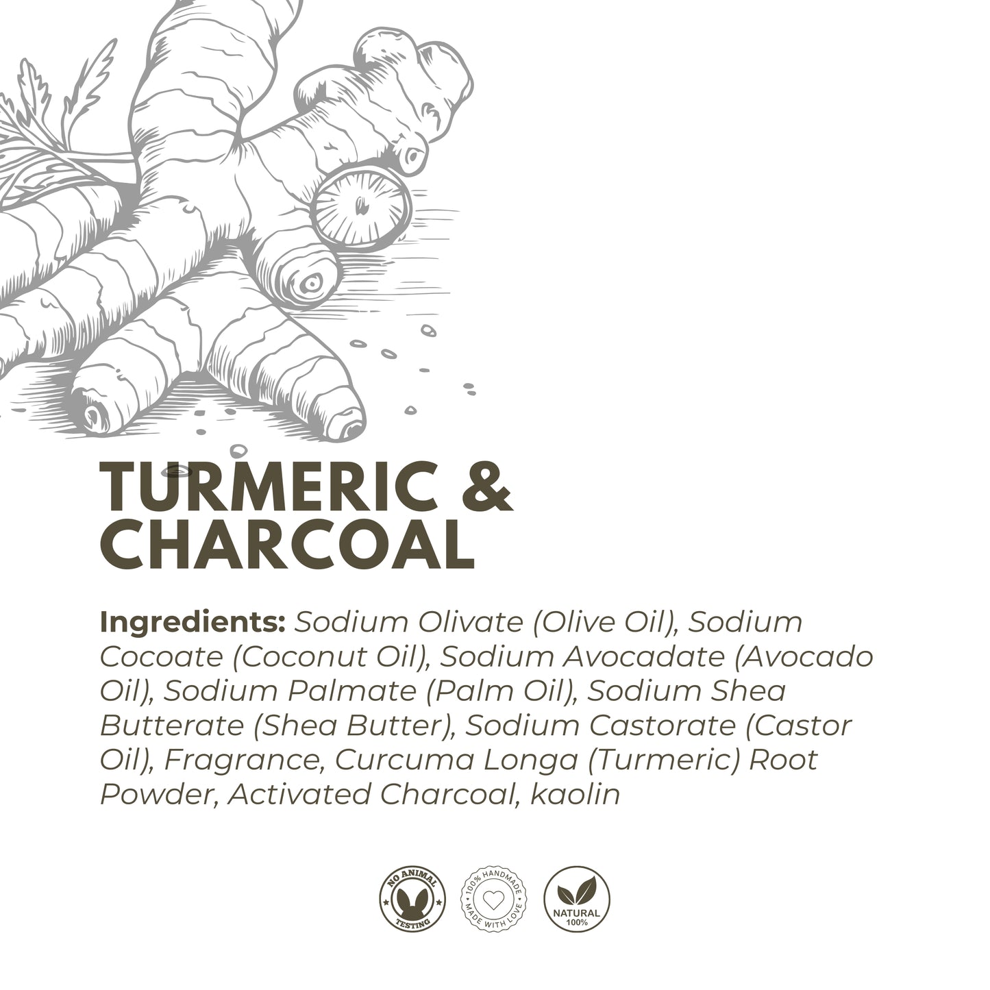 Turmeric and Charcoal Soap