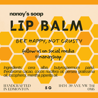 Beeswax Lip Balm with Peppermint