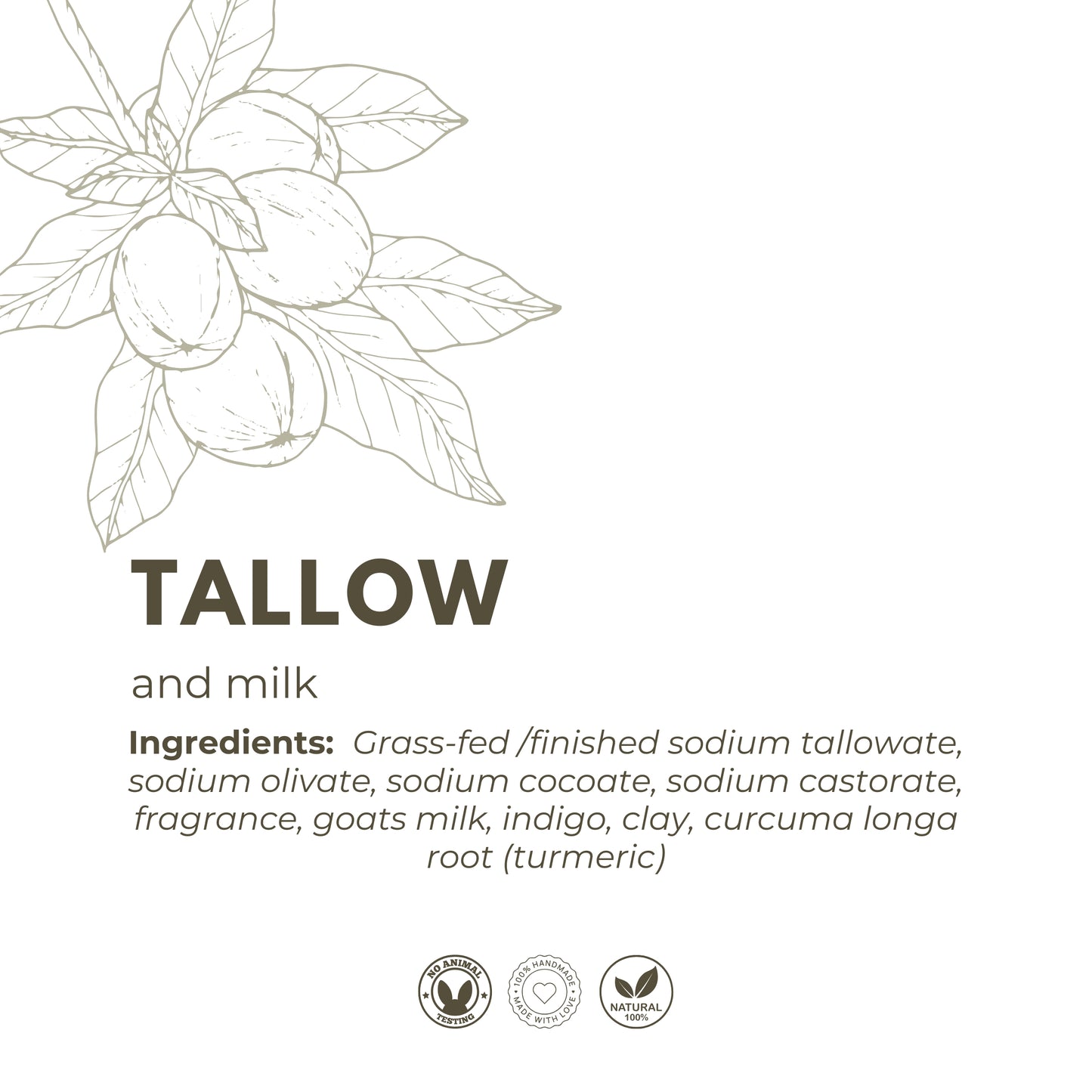 Alberta Grass Fed Tallow Soap