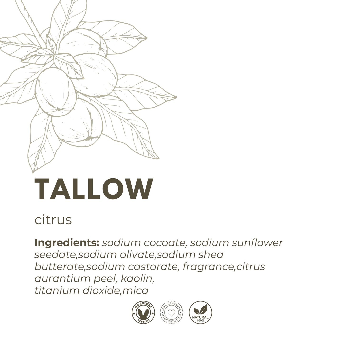 Alberta Grass Fed Tallow Soap