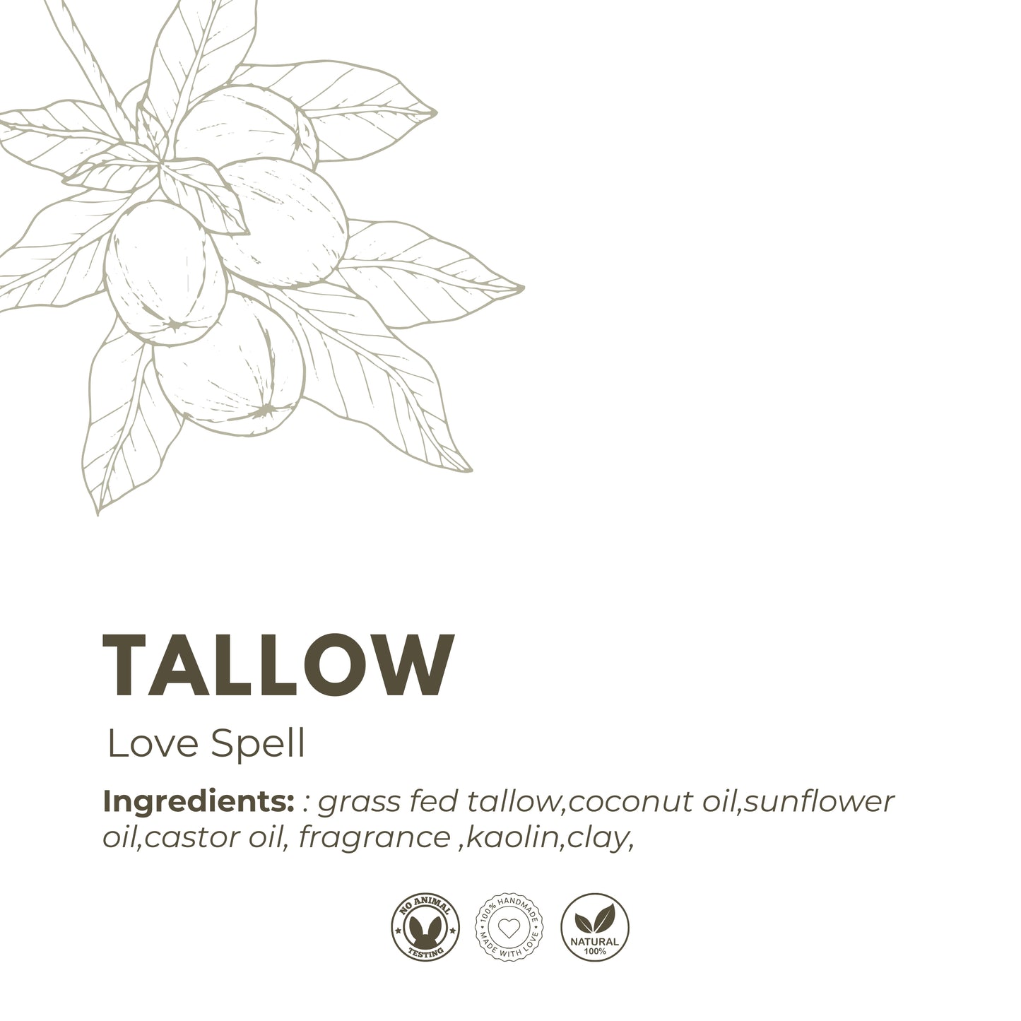 Alberta Grass Fed Tallow Soap